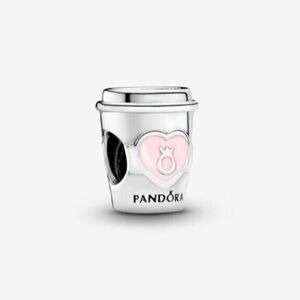 Coffee cup bracelet charm